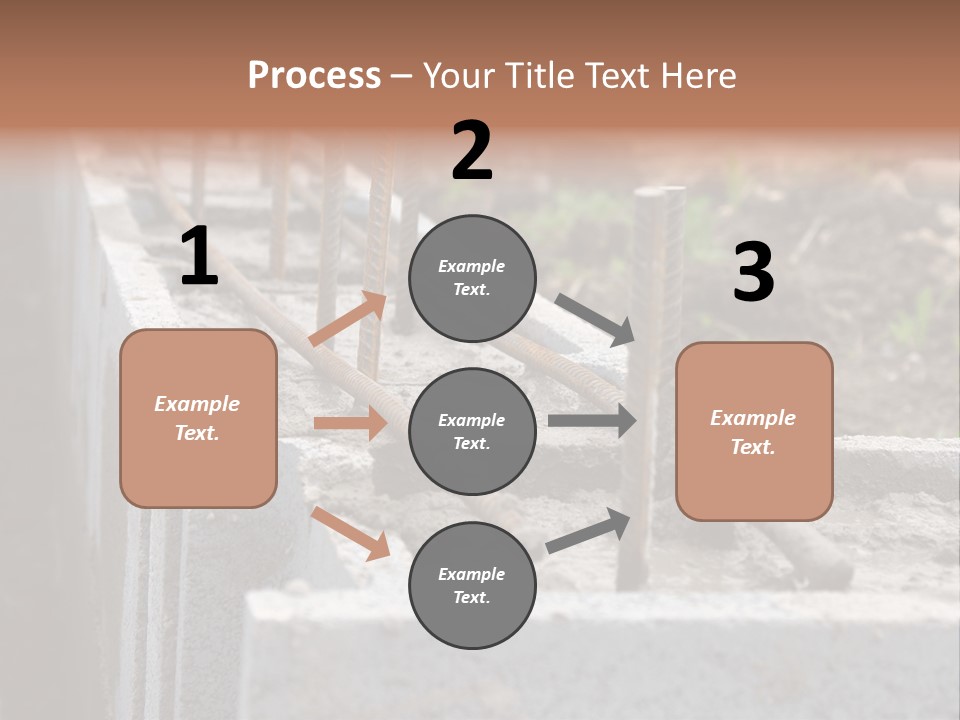 Concrete Excavation Accessory PowerPoint Template
