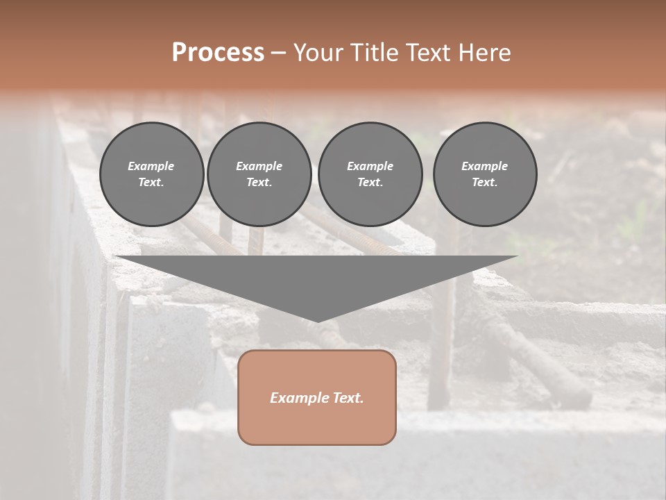 Concrete Excavation Accessory PowerPoint Template