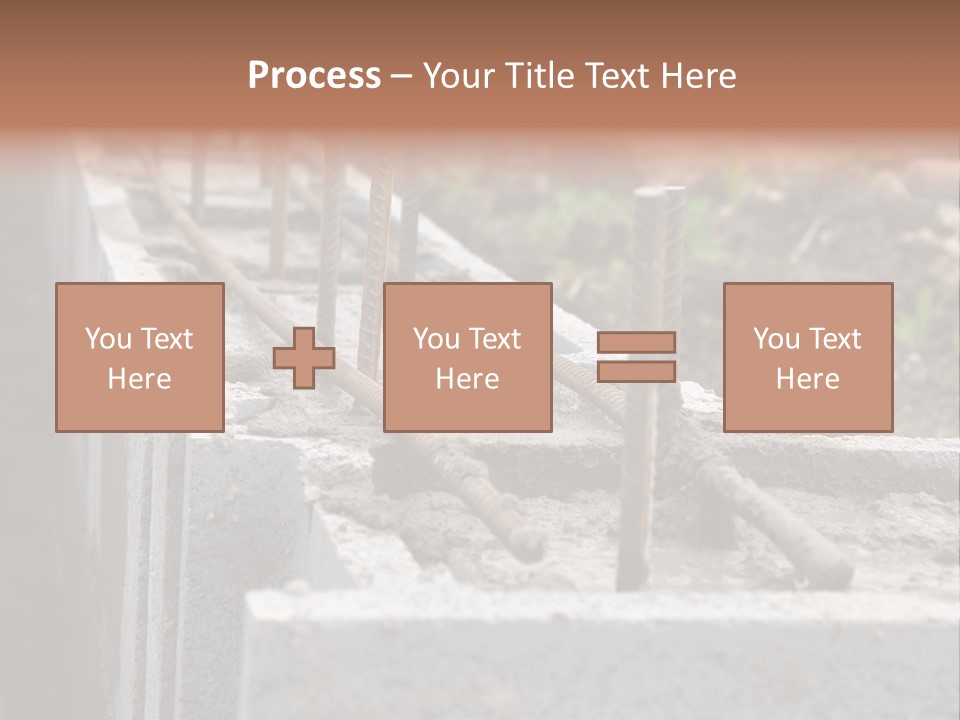 Concrete Excavation Accessory PowerPoint Template