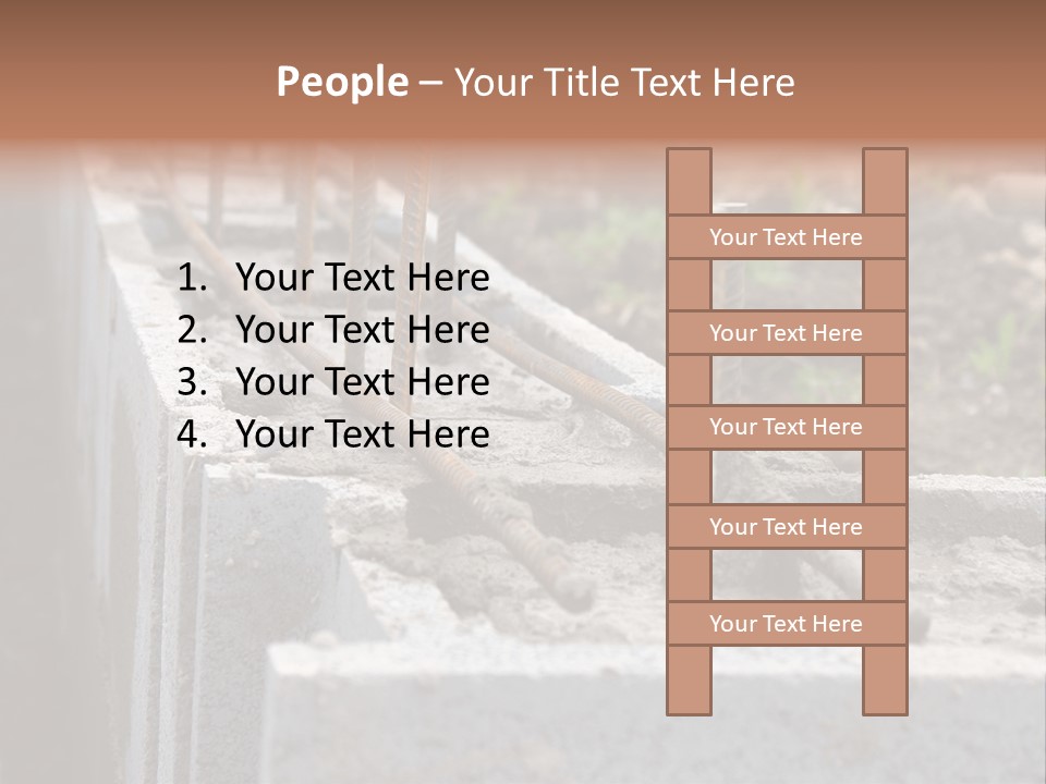 Concrete Excavation Accessory PowerPoint Template