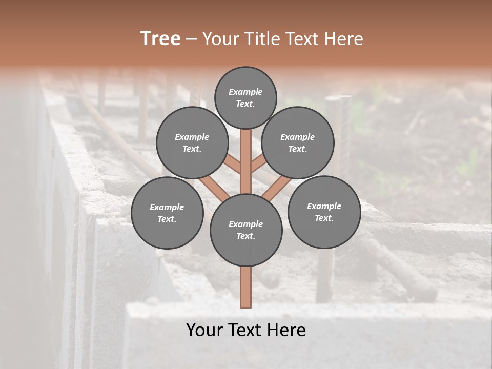 Concrete Excavation Accessory PowerPoint Template