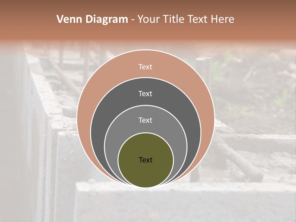 Concrete Excavation Accessory PowerPoint Template