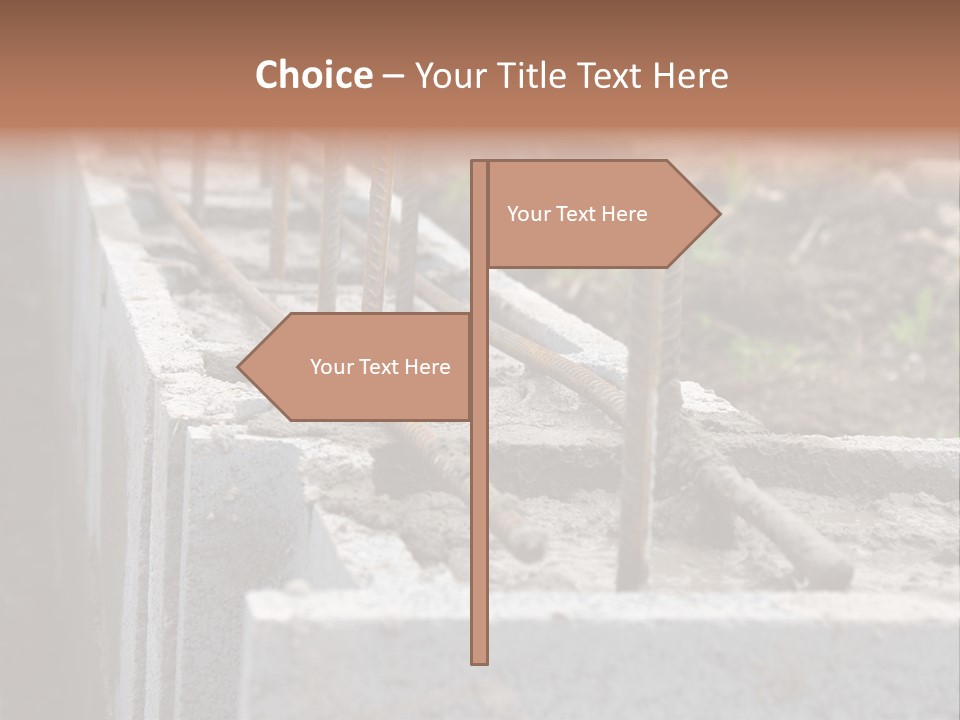 Concrete Excavation Accessory PowerPoint Template