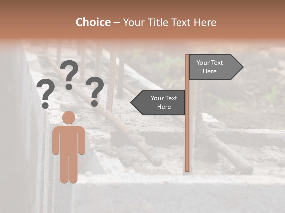Concrete Excavation Accessory PowerPoint Template