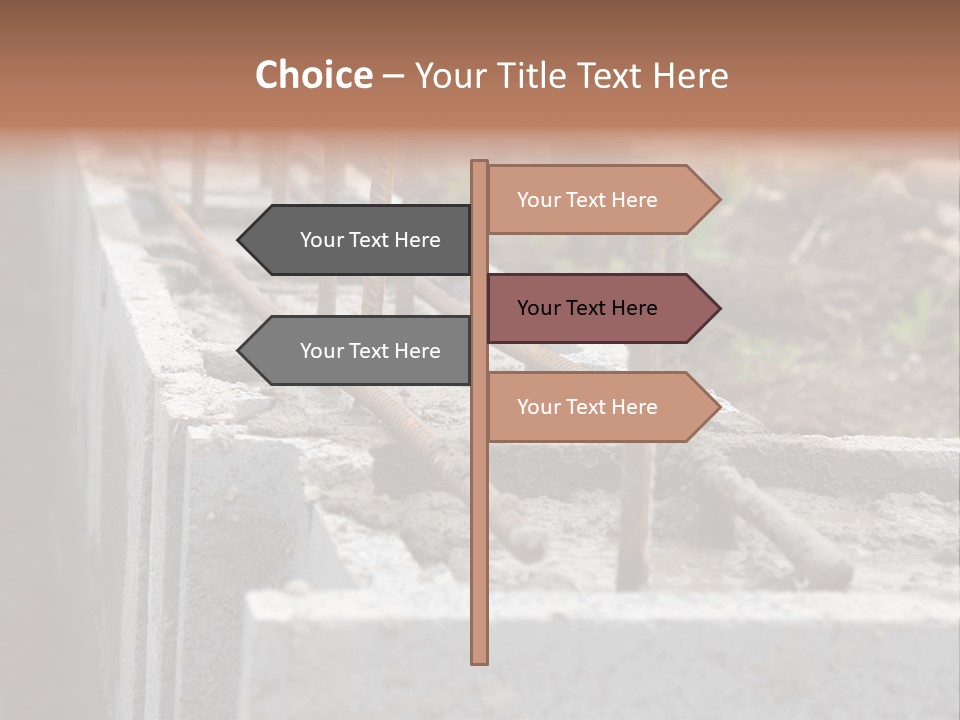 Concrete Excavation Accessory PowerPoint Template