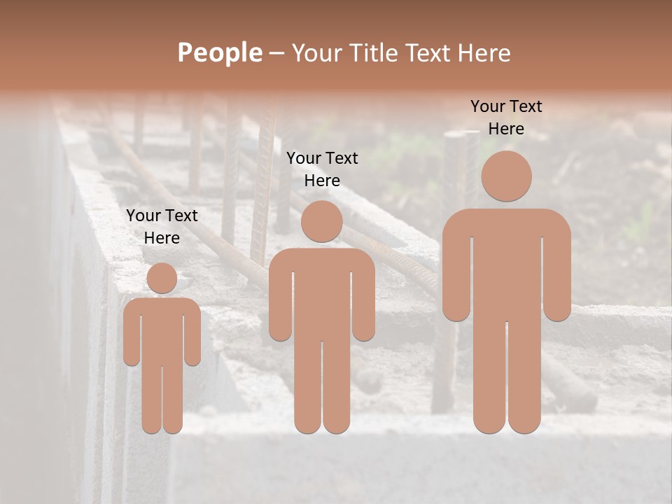 Concrete Excavation Accessory PowerPoint Template