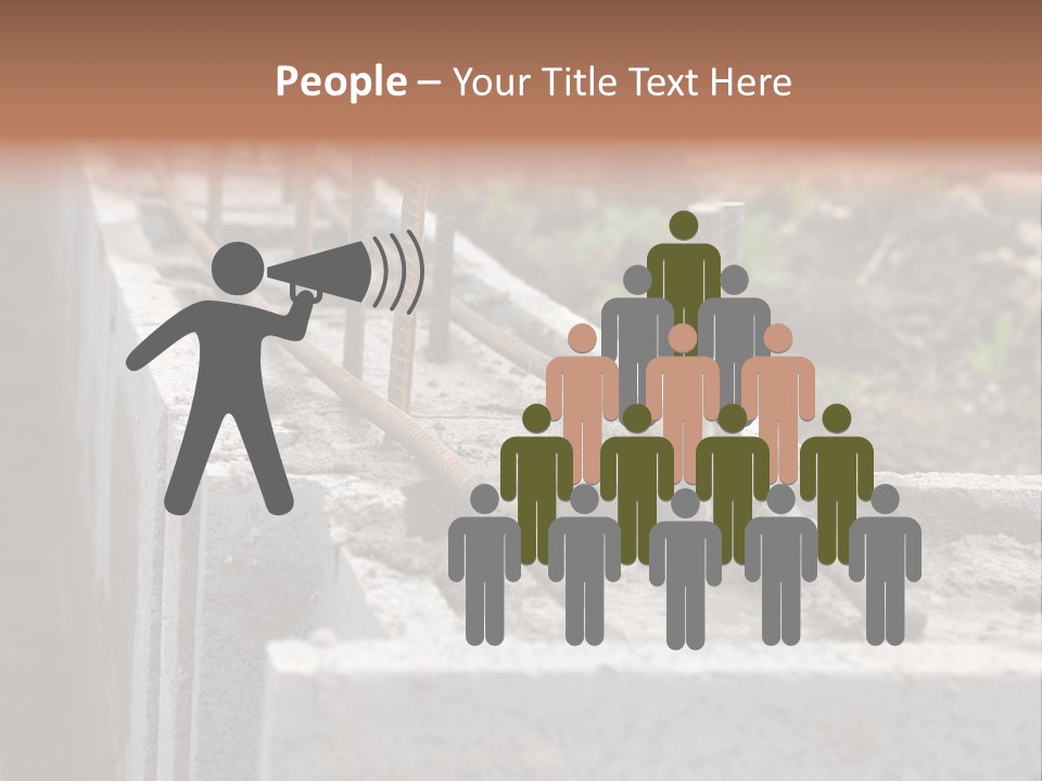 Concrete Excavation Accessory PowerPoint Template