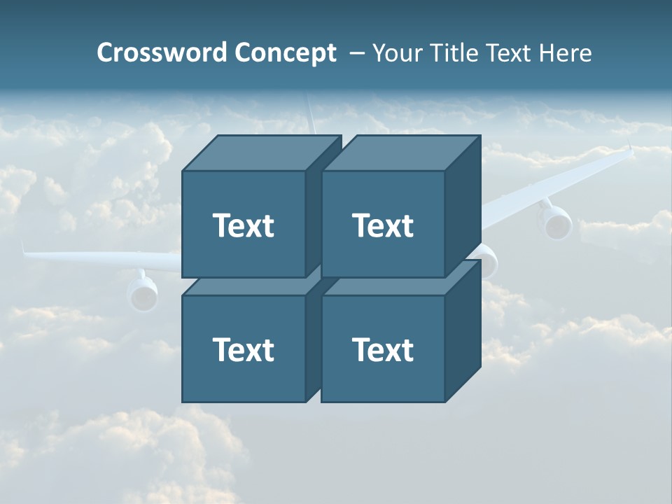 Horizontal Sunlight Landing PowerPoint Template