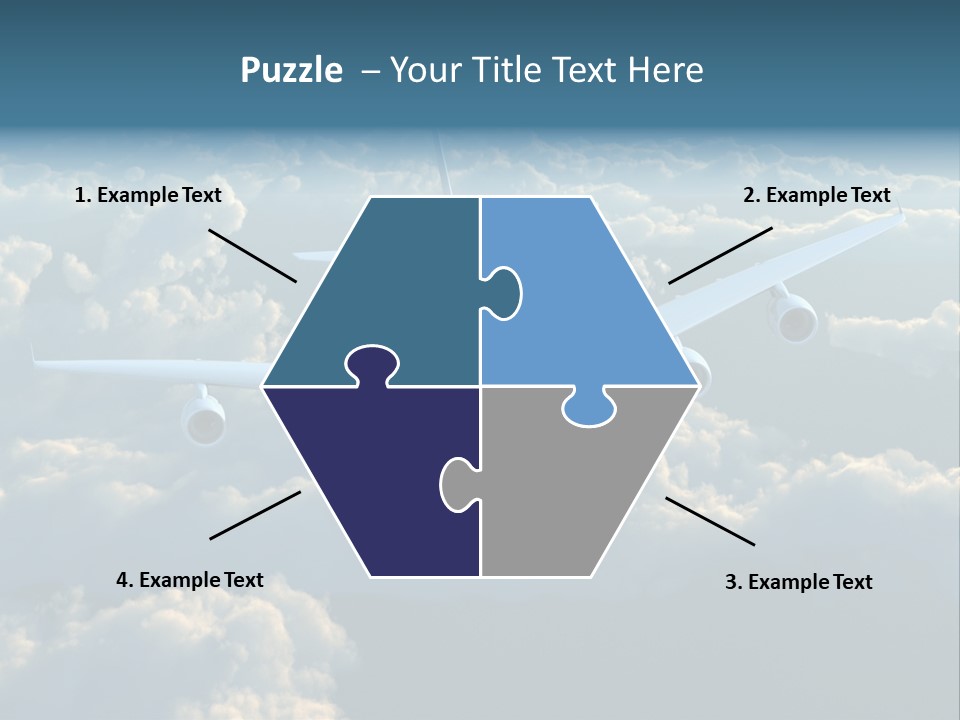 Horizontal Sunlight Landing PowerPoint Template