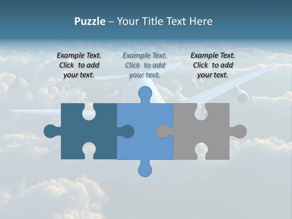 Horizontal Sunlight Landing PowerPoint Template