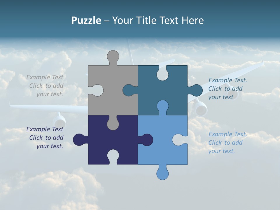 Horizontal Sunlight Landing PowerPoint Template