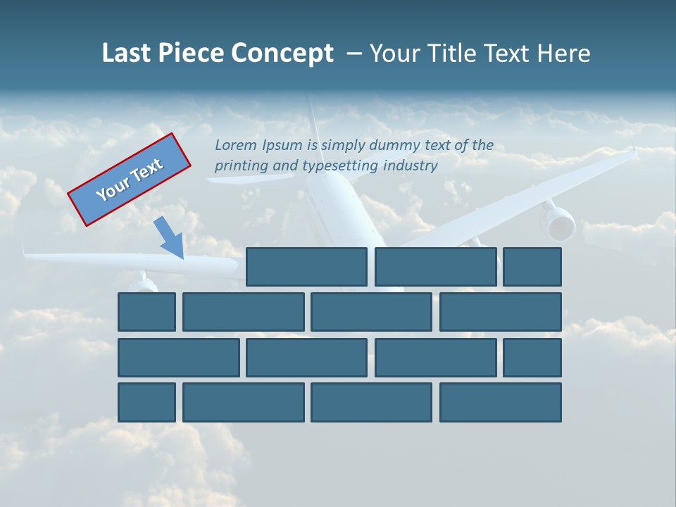 Horizontal Sunlight Landing PowerPoint Template