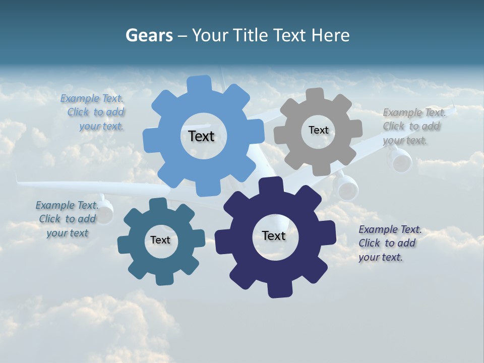 Horizontal Sunlight Landing PowerPoint Template