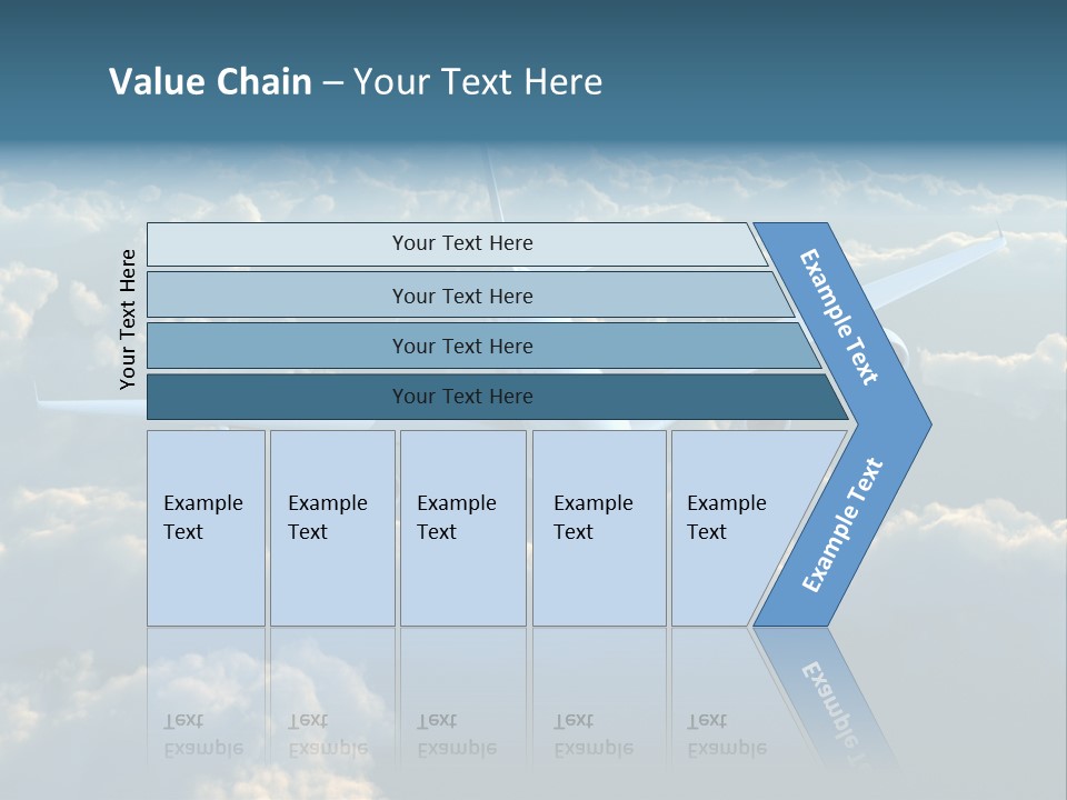Horizontal Sunlight Landing PowerPoint Template