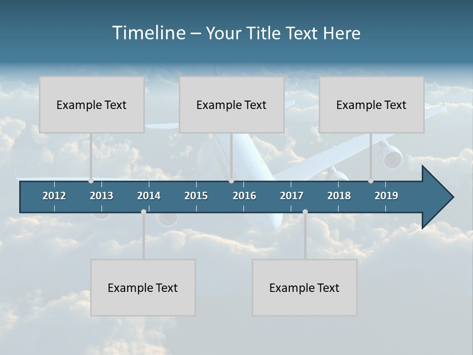 Horizontal Sunlight Landing PowerPoint Template