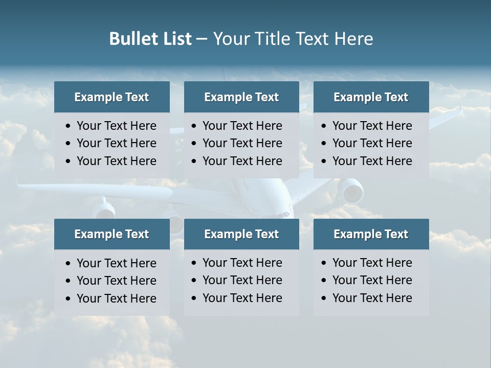 Horizontal Sunlight Landing PowerPoint Template
