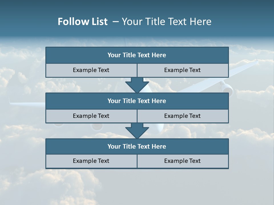 Horizontal Sunlight Landing PowerPoint Template