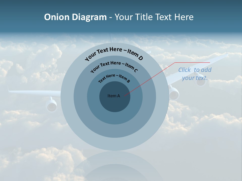 Horizontal Sunlight Landing PowerPoint Template