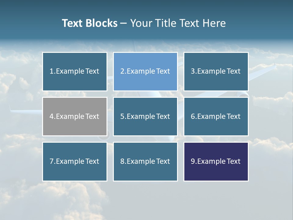Horizontal Sunlight Landing PowerPoint Template