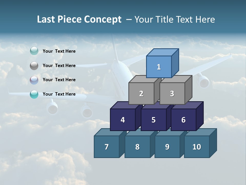 Horizontal Sunlight Landing PowerPoint Template
