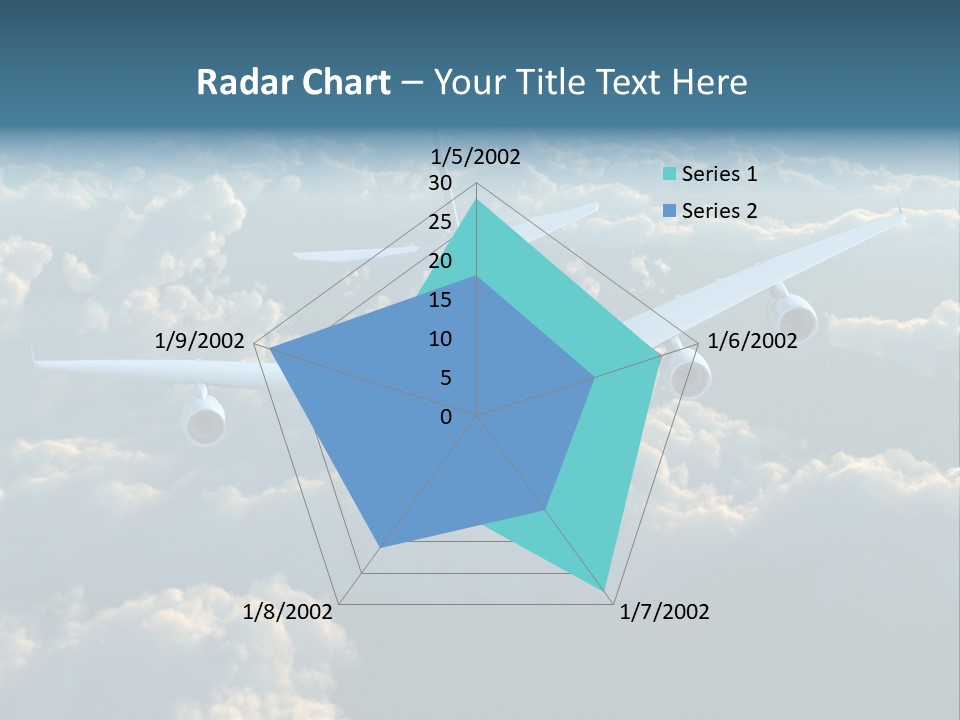 Horizontal Sunlight Landing PowerPoint Template