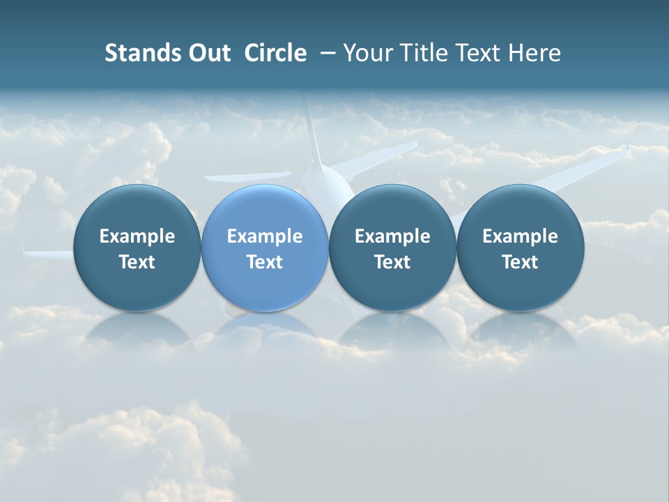 Horizontal Sunlight Landing PowerPoint Template