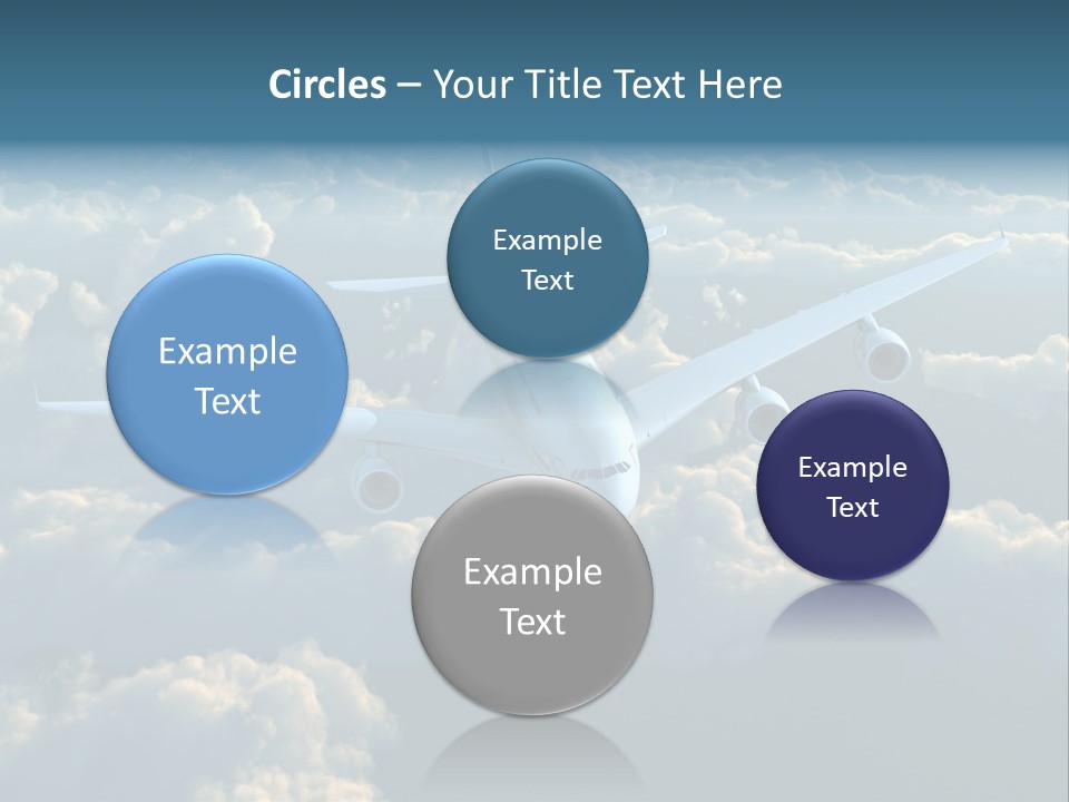 Horizontal Sunlight Landing PowerPoint Template