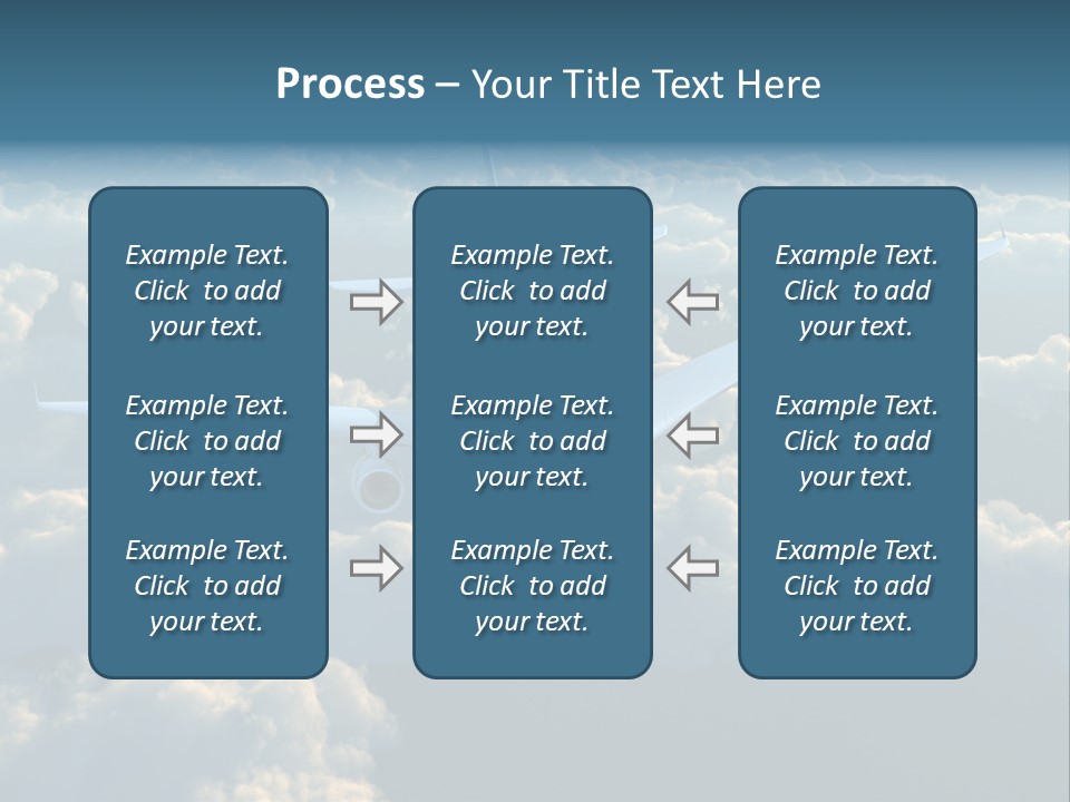 Horizontal Sunlight Landing PowerPoint Template