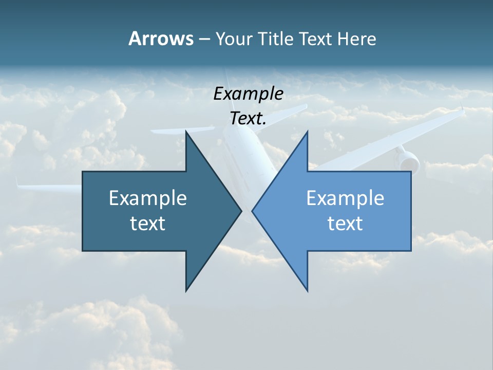 Horizontal Sunlight Landing PowerPoint Template