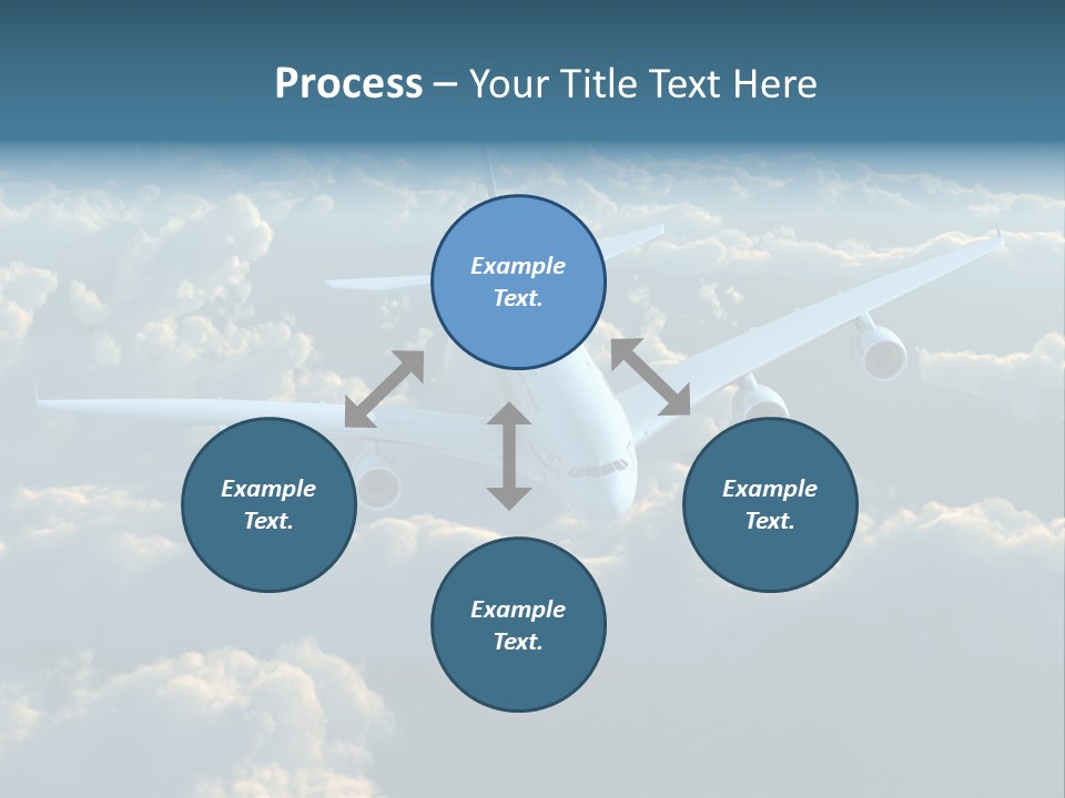 Horizontal Sunlight Landing PowerPoint Template