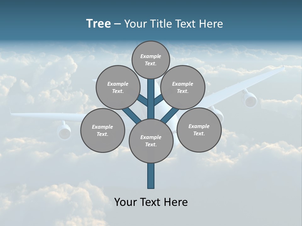 Horizontal Sunlight Landing PowerPoint Template