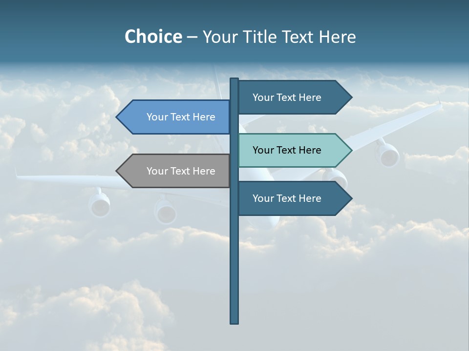 Horizontal Sunlight Landing PowerPoint Template