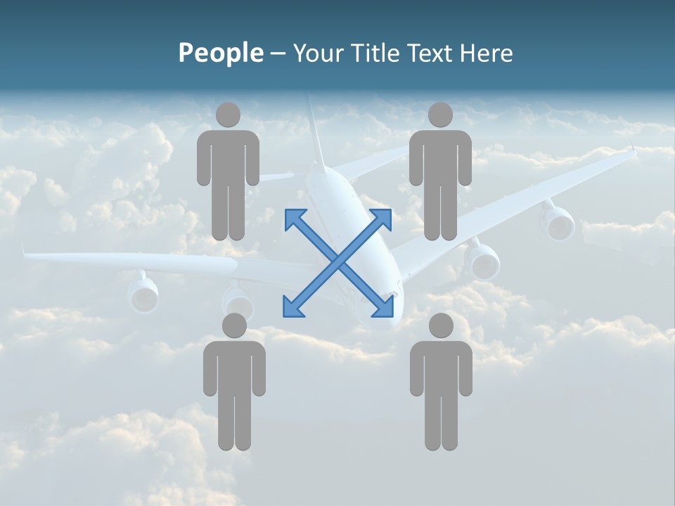 Horizontal Sunlight Landing PowerPoint Template