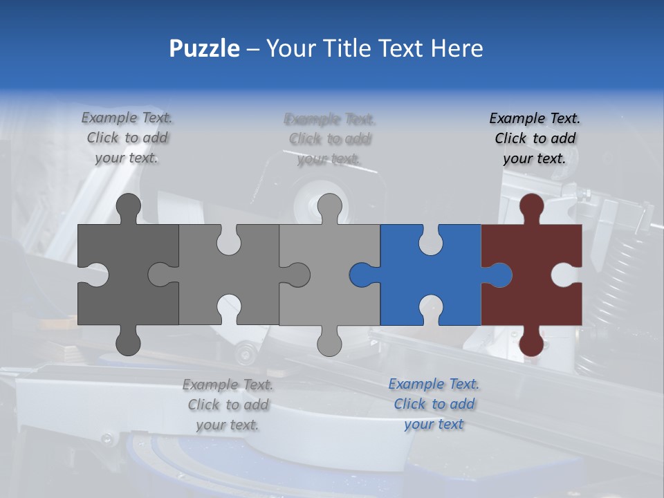 Board Construct Metal PowerPoint Template