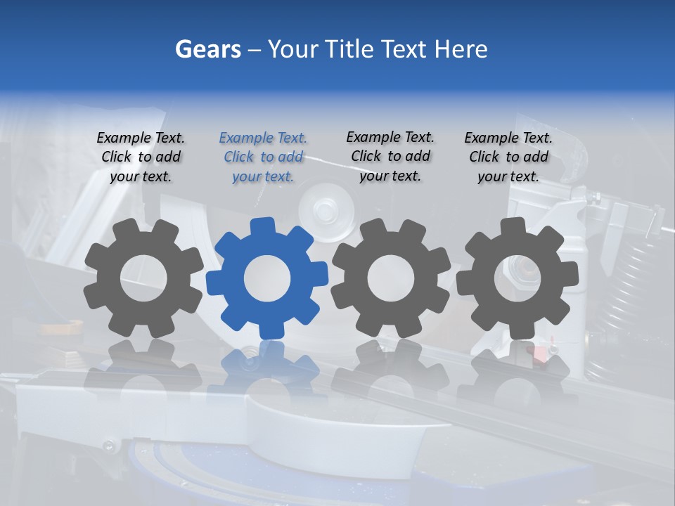 Board Construct Metal PowerPoint Template