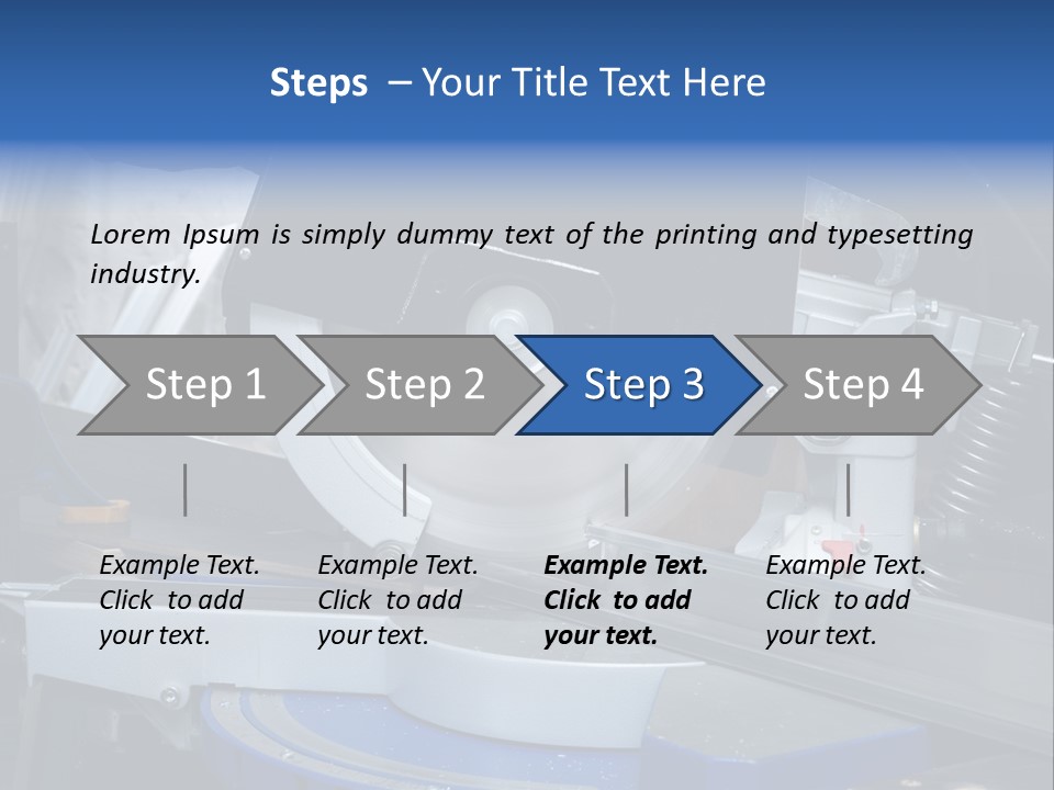 Board Construct Metal PowerPoint Template