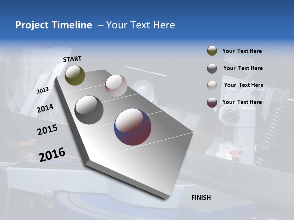 Board Construct Metal PowerPoint Template