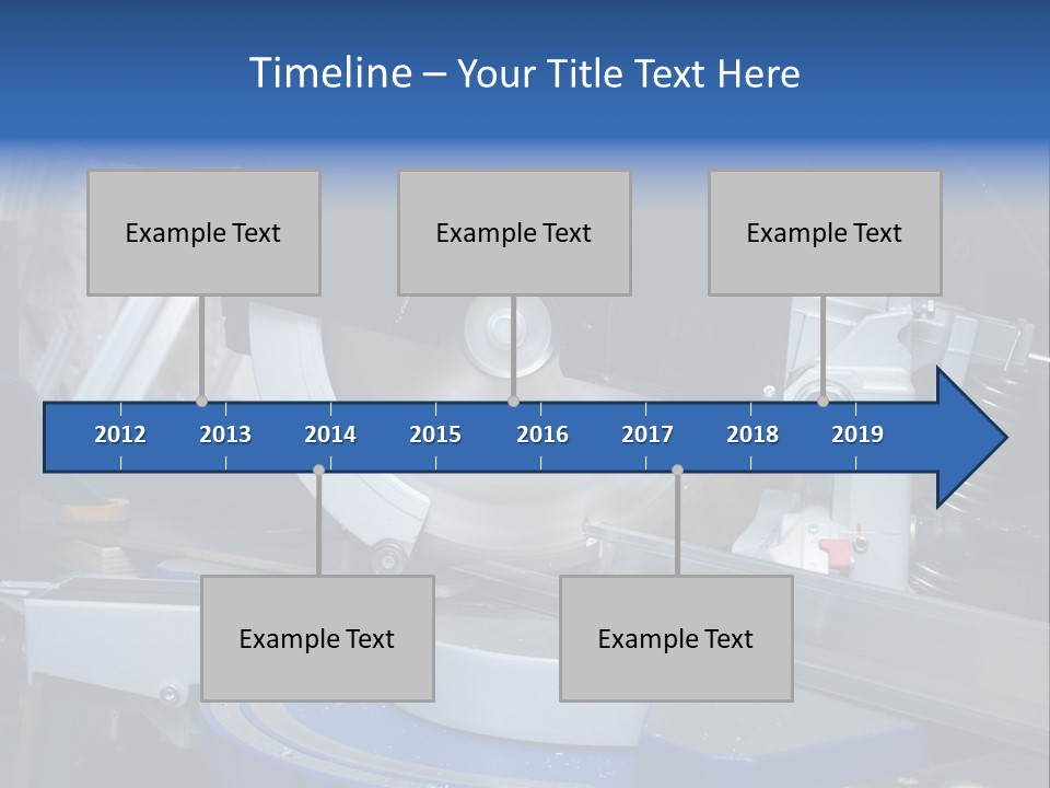 Board Construct Metal PowerPoint Template