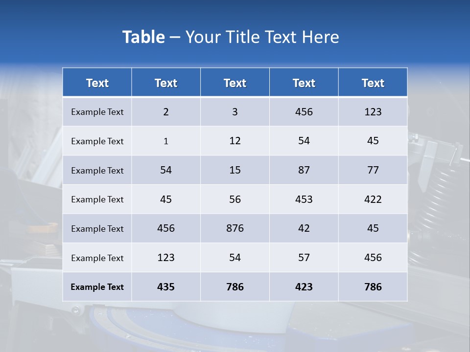 Board Construct Metal PowerPoint Template