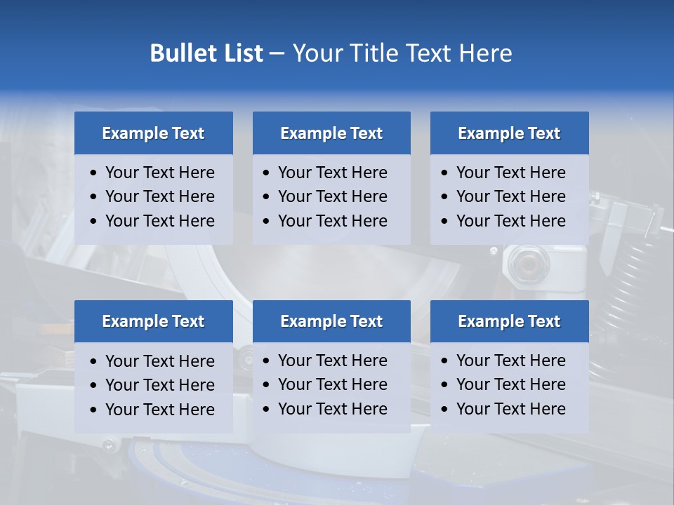 Board Construct Metal PowerPoint Template