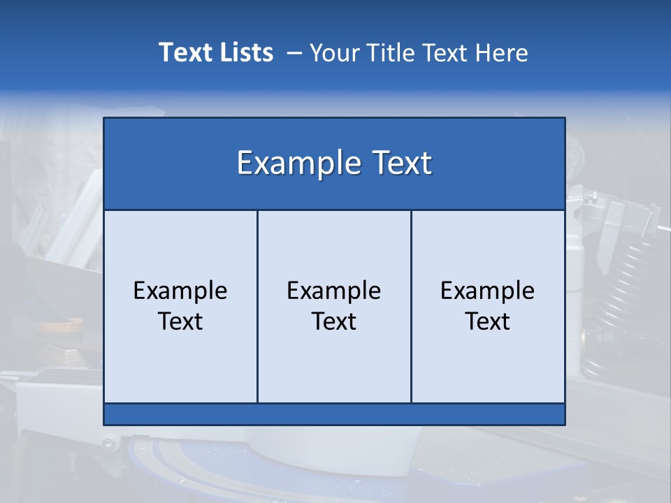 Board Construct Metal PowerPoint Template