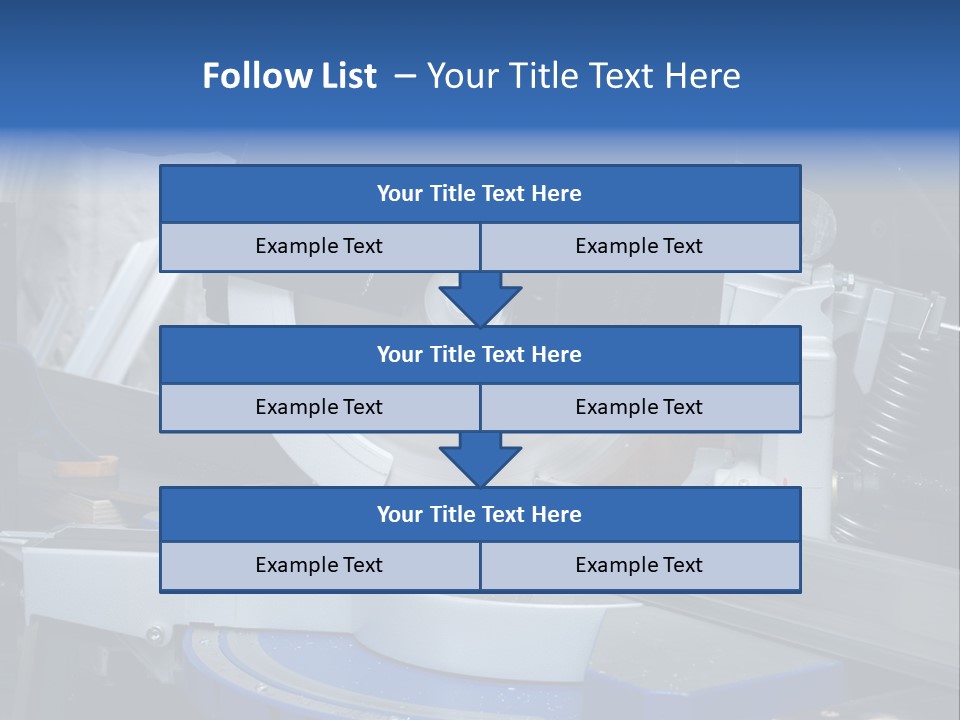 Board Construct Metal PowerPoint Template