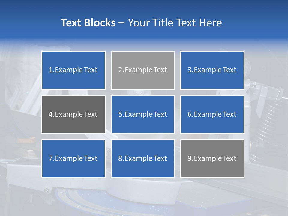 Board Construct Metal PowerPoint Template
