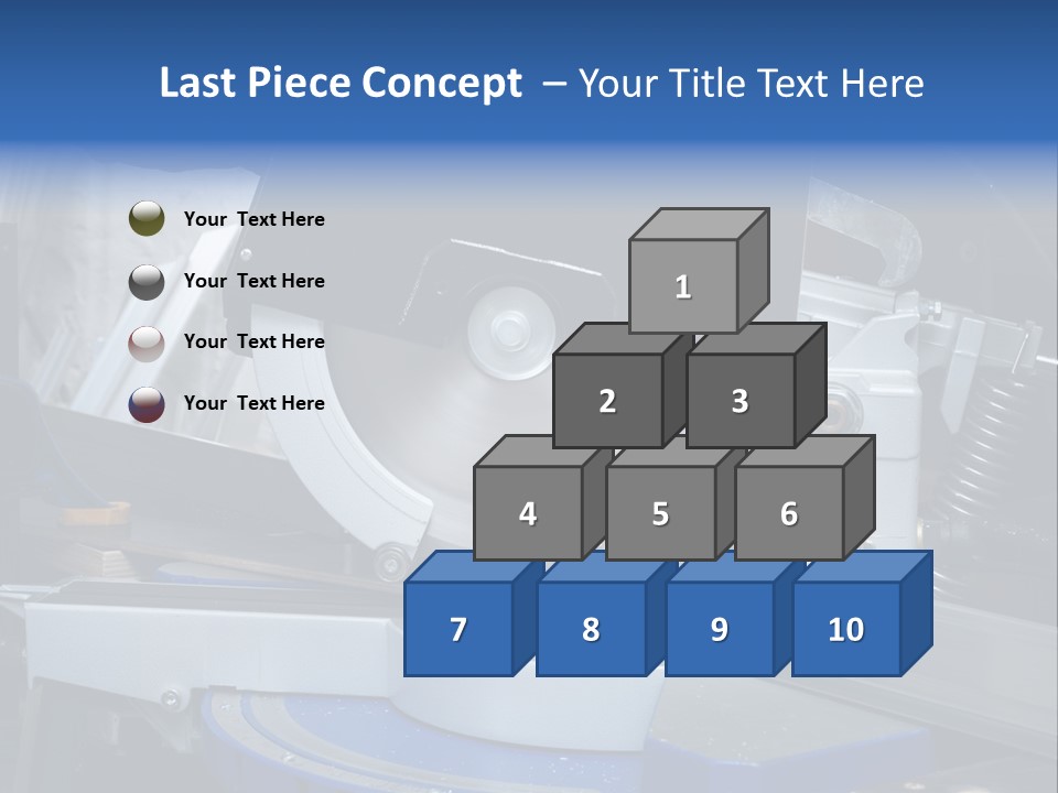 Board Construct Metal PowerPoint Template