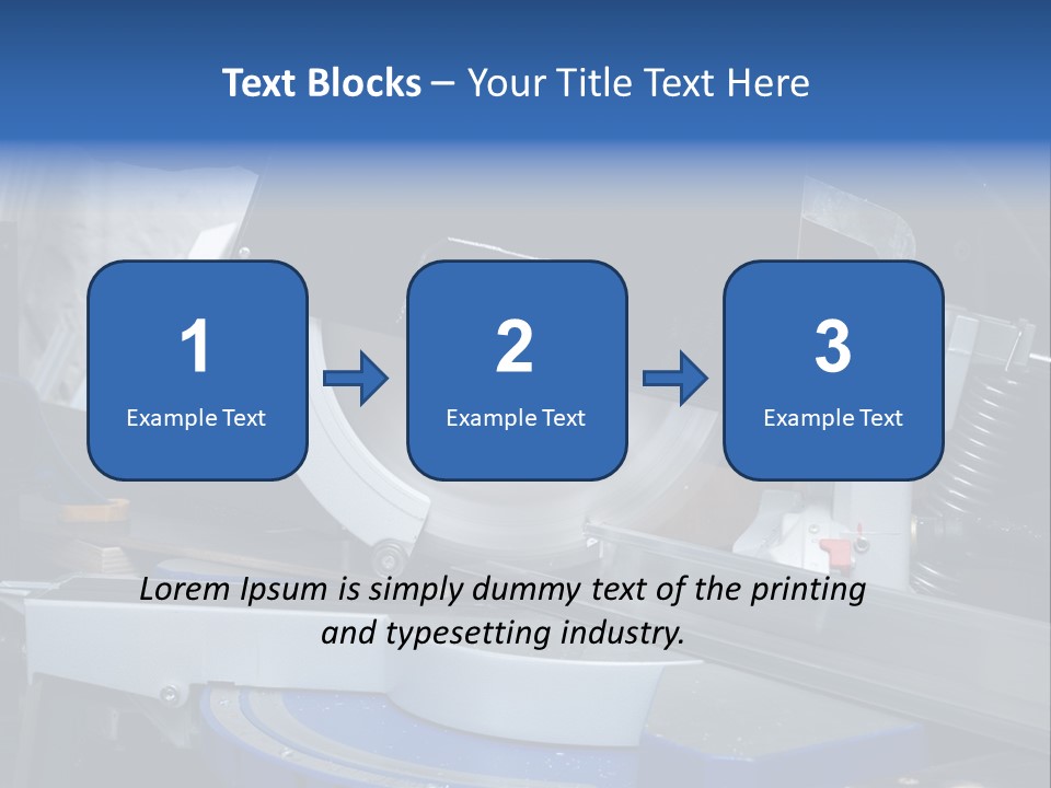Board Construct Metal PowerPoint Template