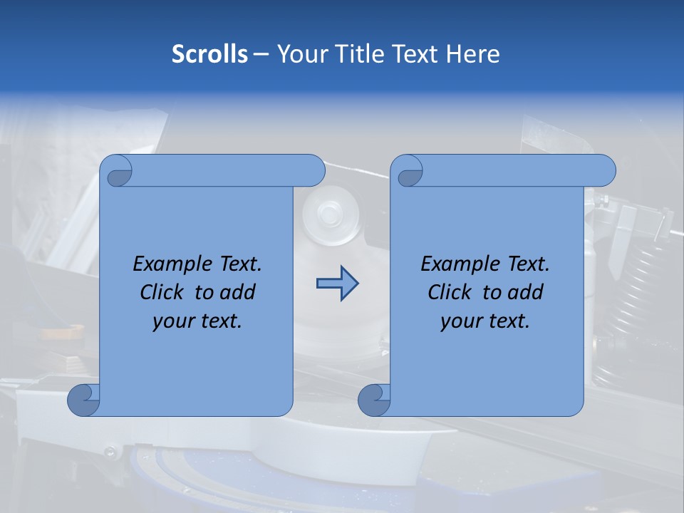 Board Construct Metal PowerPoint Template