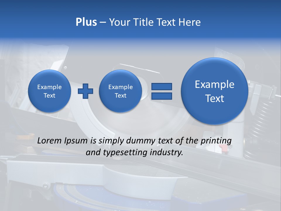 Board Construct Metal PowerPoint Template