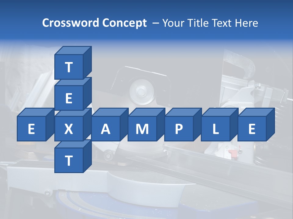 Board Construct Metal PowerPoint Template