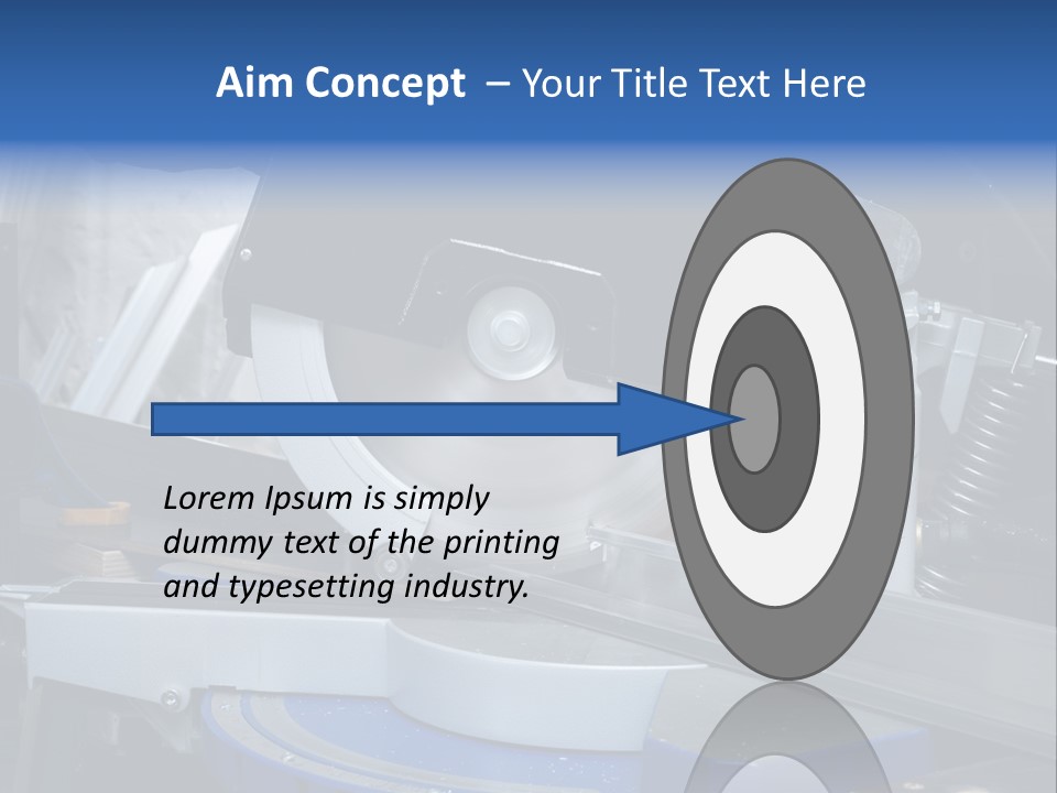 Board Construct Metal PowerPoint Template