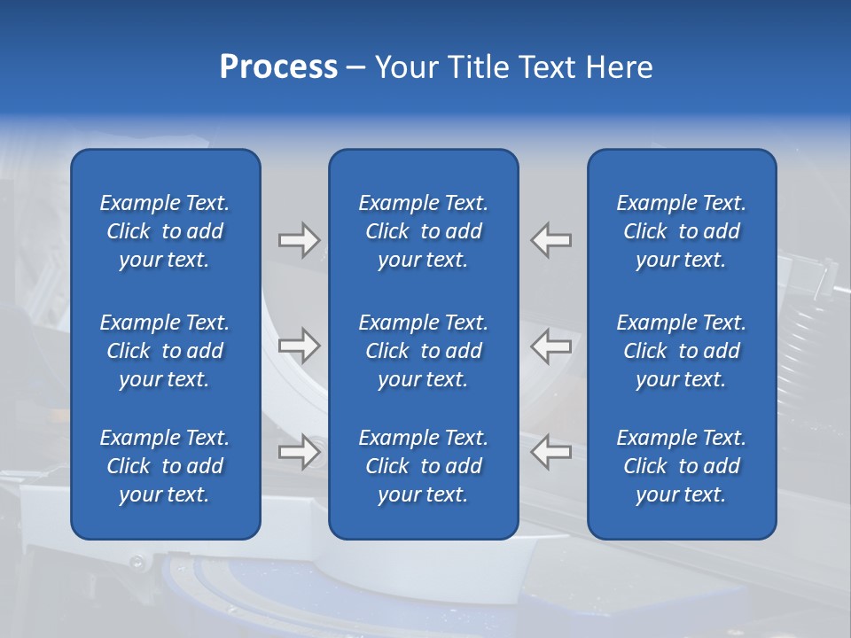 Board Construct Metal PowerPoint Template